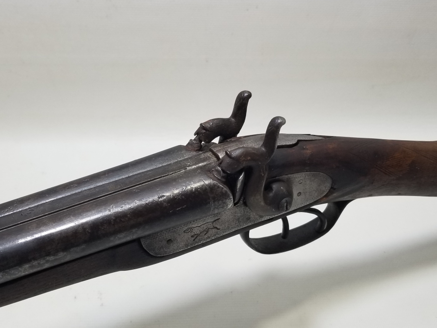 ÜZERİ KALEM İŞÇİLİKLİ EL YAPIMI OSMANLI DÖNEMİ ÇİFTE DOLMA TÜFEK