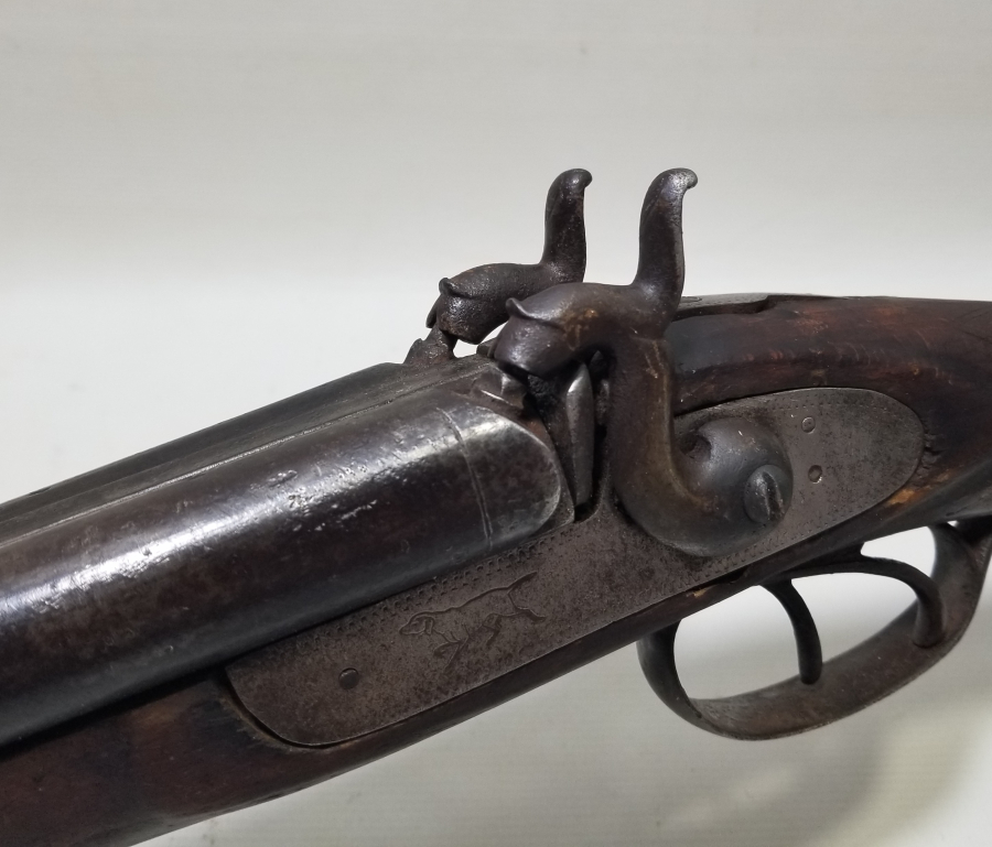 ÜZERİ KALEM İŞÇİLİKLİ EL YAPIMI OSMANLI DÖNEMİ ÇİFTE DOLMA TÜFEK