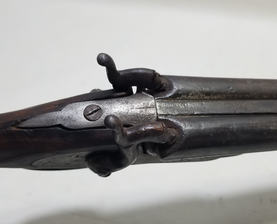 ÜZERİ KALEM İŞÇİLİKLİ EL YAPIMI OSMANLI DÖNEMİ ÇİFTE DOLMA TÜFEK