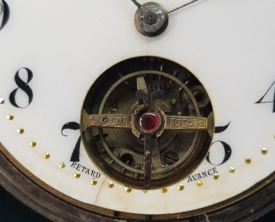 ÇOK NADİR KADRANI ALTIN BEZELİ BONHEUR CEP SAATİ