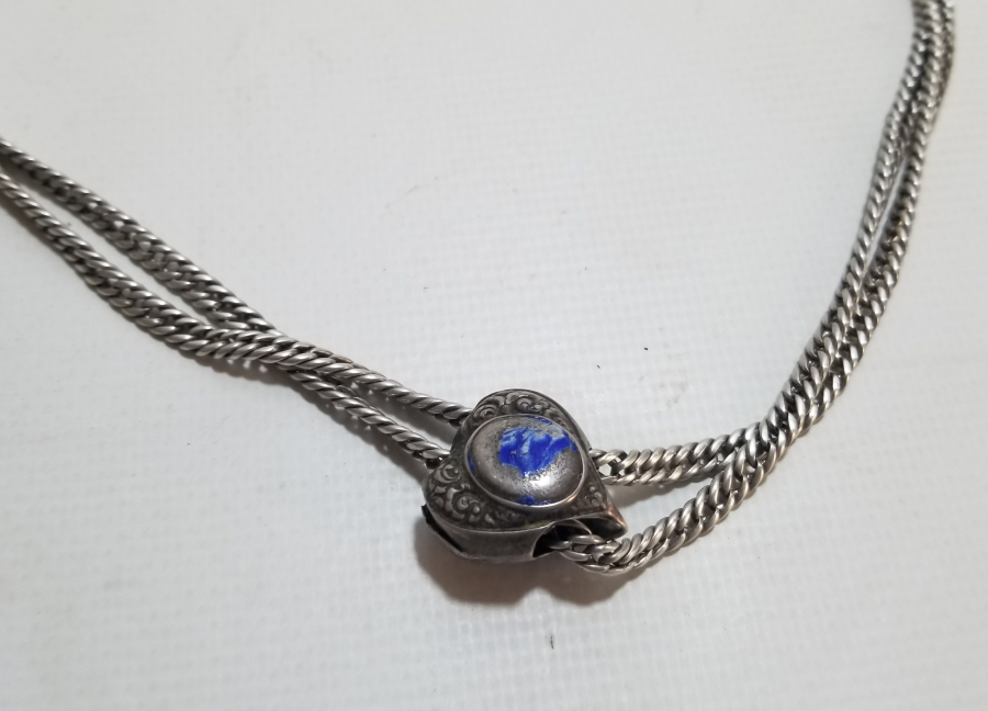 MİNELİ SÜRGÜLÜ OSMANLI DÖNEMİ İPEK ZİNCİRLİ GÜMÜŞ CEP SAATİ KÖSTEĞİ