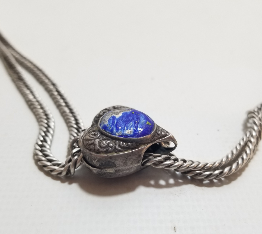 MİNELİ SÜRGÜLÜ OSMANLI DÖNEMİ İPEK ZİNCİRLİ GÜMÜŞ CEP SAATİ KÖSTEĞİ