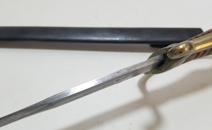 OSMANLI DÖNEMİ ALLAH BİZİMLE YAZILI NADİR BOYDA TOPÇU KILICI - TOPÇU SUBAYI'NIN SON SAVUNMA KILICI