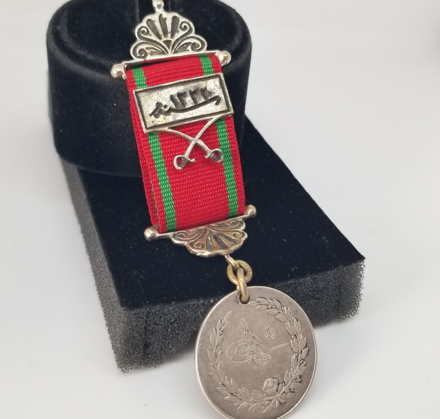 OSMANLI DÖNEMİ GÜMÜŞ YUNAN HARBİ MADALYASI