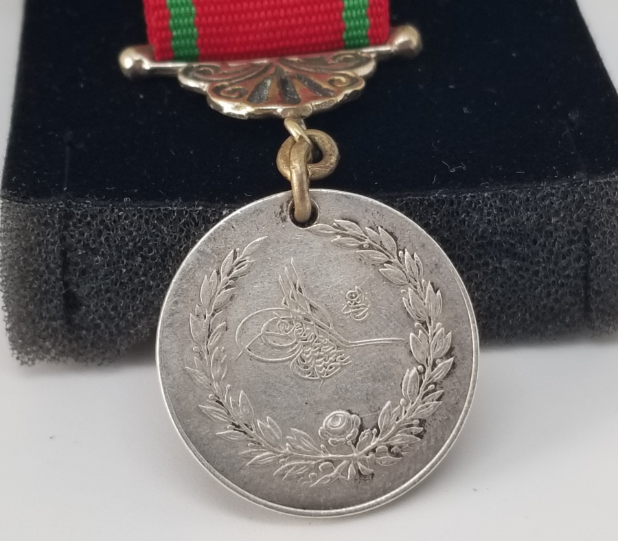 OSMANLI DÖNEMİ GÜMÜŞ YUNAN HARBİ MADALYASI