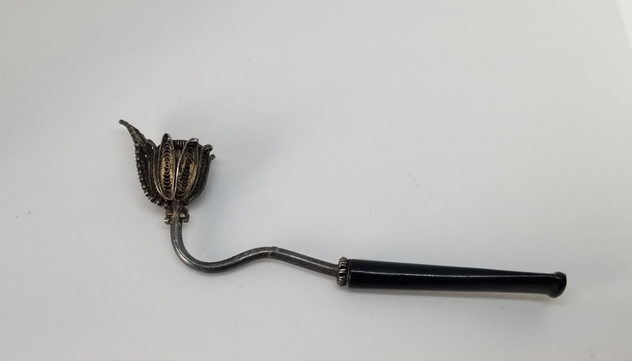 OSMANLI DÖNEMİ TELKARİ İŞÇİLİKLİ ÖZEL YAPIM GÜMÜŞ AĞIZLIK