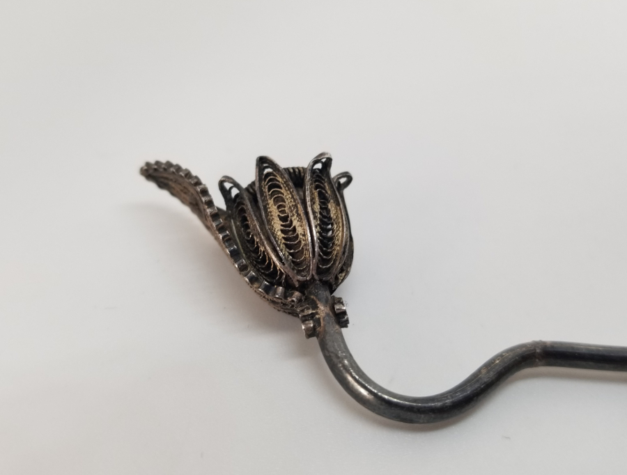 OSMANLI DÖNEMİ TELKARİ İŞÇİLİKLİ ÖZEL YAPIM GÜMÜŞ AĞIZLIK