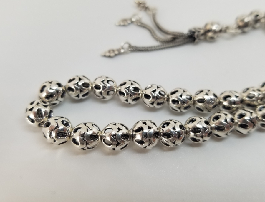 ÖZEL YAPIM GÜMÜŞ TESPİH