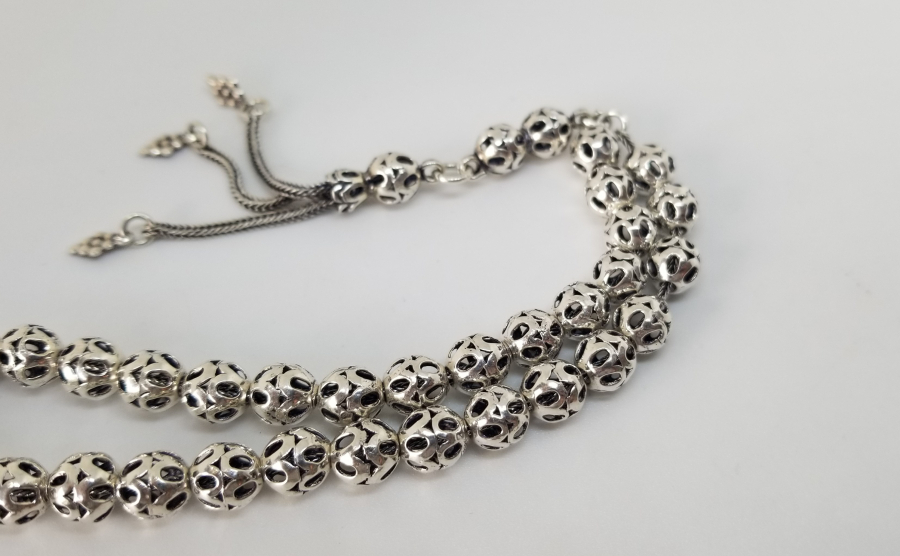 ÖZEL YAPIM GÜMÜŞ TESPİH