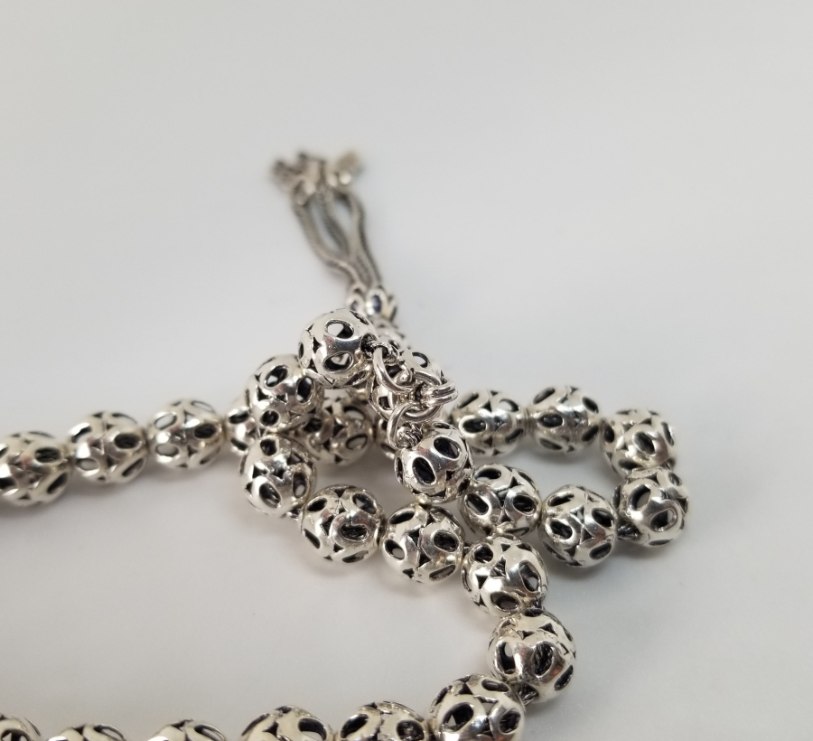 ÖZEL YAPIM GÜMÜŞ TESPİH