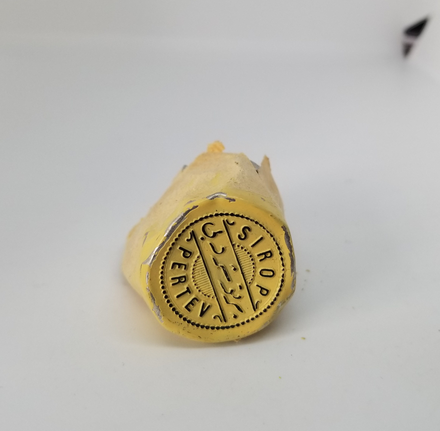 ÜZERİ OSMANLICA VE FRANSIZCA YAZILI ÇOK NADİR PERTEV İLAÇ ŞİŞESİ KAPAĞI