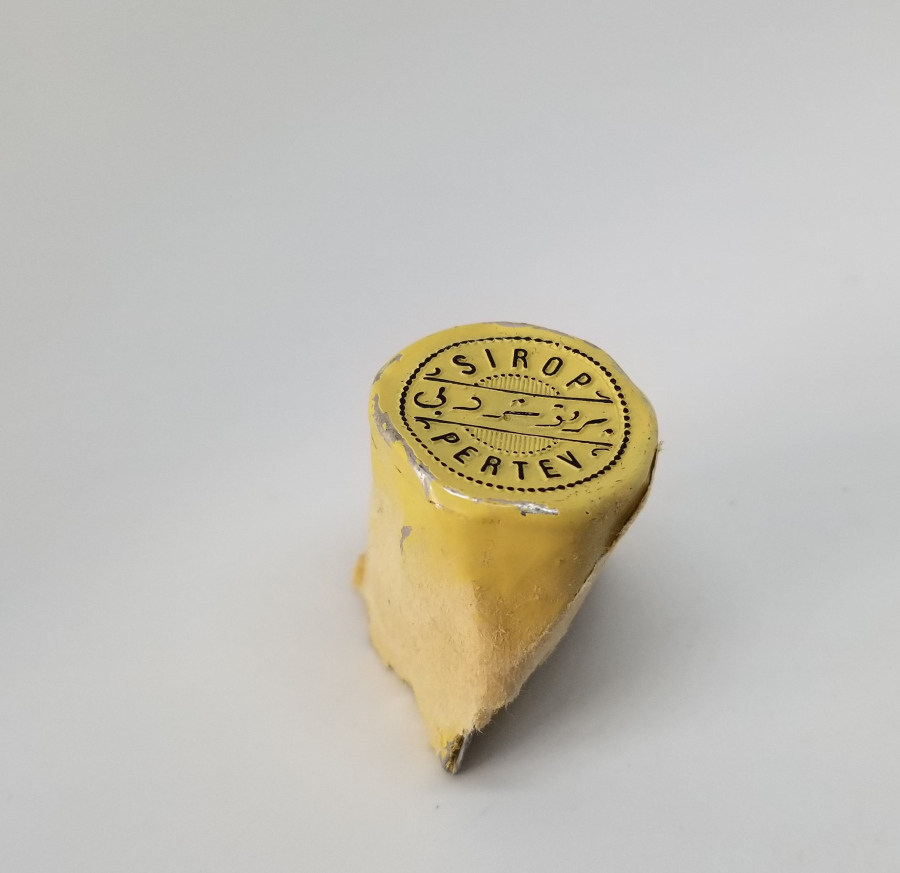 ÜZERİ OSMANLICA VE FRANSIZCA YAZILI ÇOK NADİR PERTEV İLAÇ ŞİŞESİ KAPAĞI