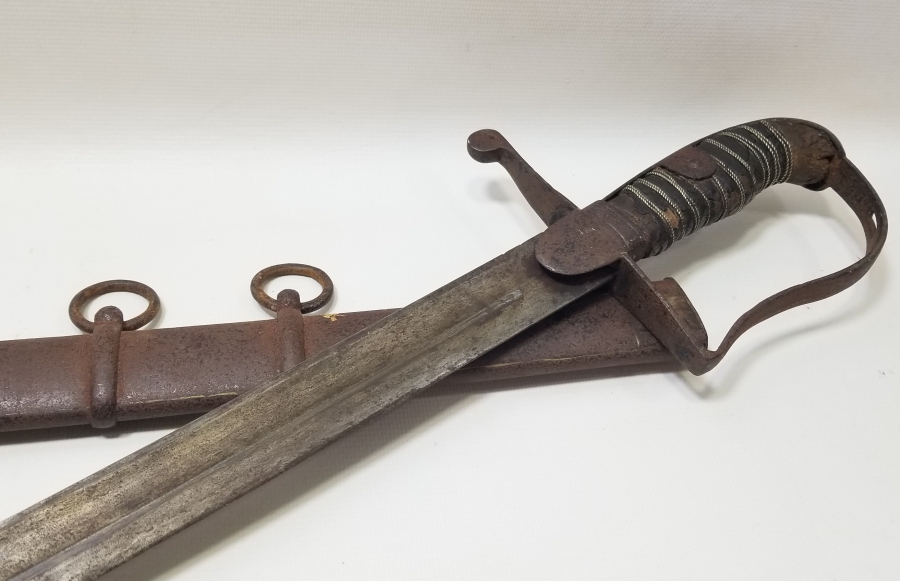 1. DÜNYA SAVAŞI DÖNEMİ NADİR FORMDA OLUKLU OSMANLI AĞIR SÜVARİ KILICI