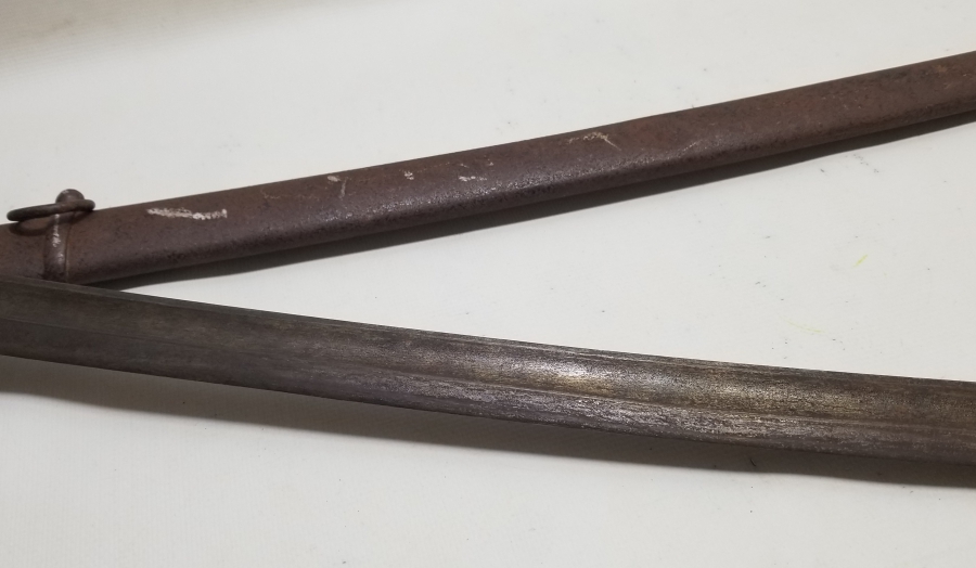 1. DÜNYA SAVAŞI DÖNEMİ NADİR FORMDA OLUKLU OSMANLI AĞIR SÜVARİ KILICI