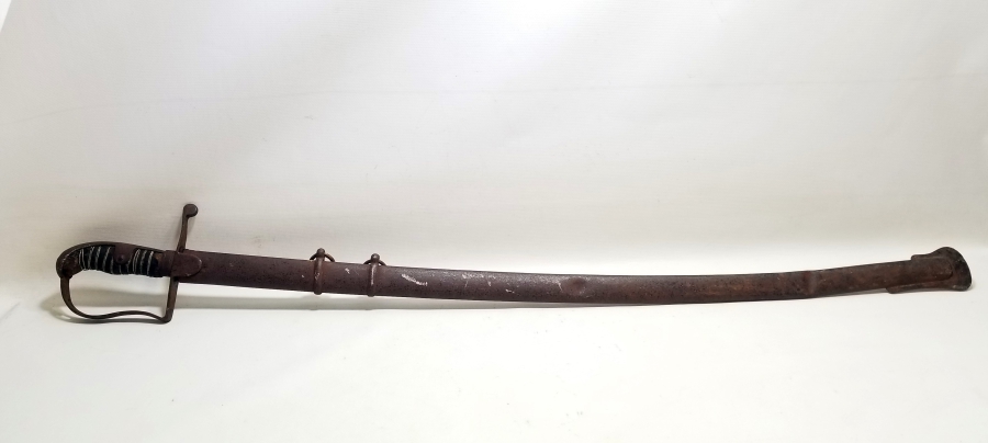 1. DÜNYA SAVAŞI DÖNEMİ NADİR FORMDA OLUKLU OSMANLI AĞIR SÜVARİ KILICI