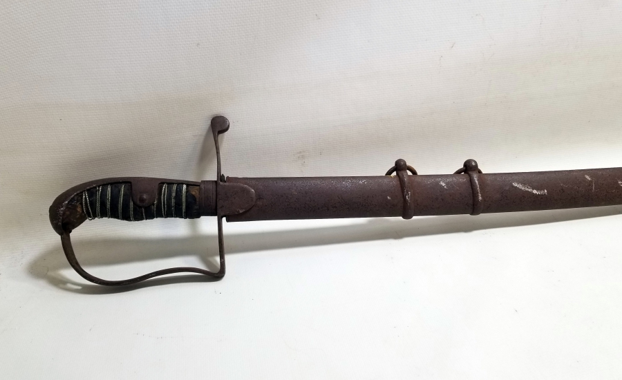 1. DÜNYA SAVAŞI DÖNEMİ NADİR FORMDA OLUKLU OSMANLI AĞIR SÜVARİ KILICI