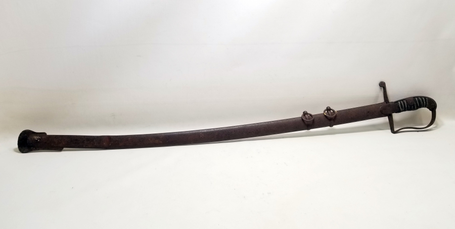 1. DÜNYA SAVAŞI DÖNEMİ NADİR FORMDA OLUKLU OSMANLI AĞIR SÜVARİ KILICI