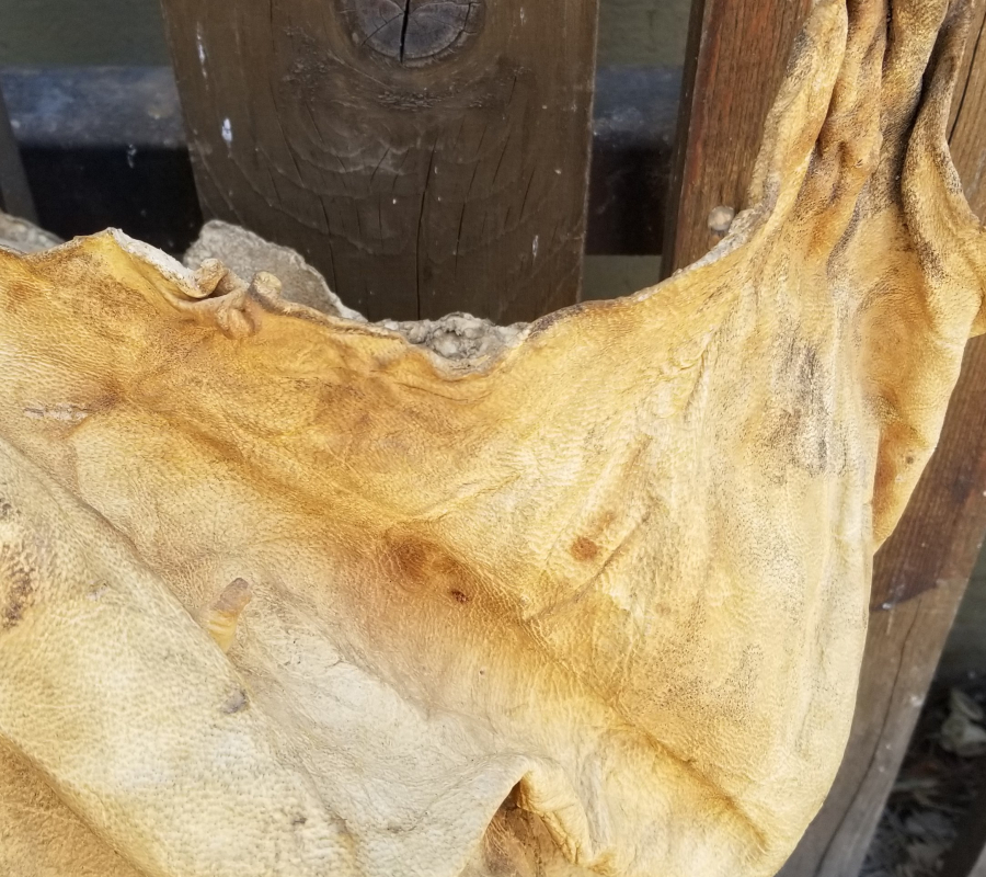 OSMANLI DÖNEMİ ÇOK NADİR DERİ SAKA KÜFESİ - SUCU KÜFESİ