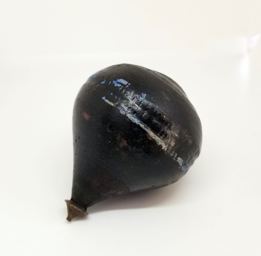 OSMANLI DÖNEMİ EL YAPIMI KÖK BOYALI AHŞAP TOPAÇ