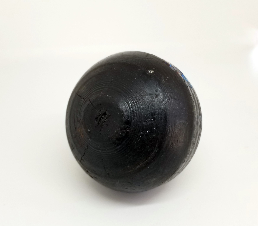 OSMANLI DÖNEMİ EL YAPIMI KÖK BOYALI AHŞAP TOPAÇ