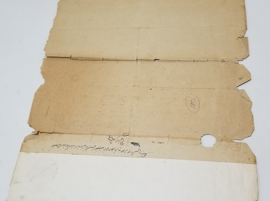 OSMANLI DÖNEMİ EL YAZMA BÜYÜK BOY HÜCCET