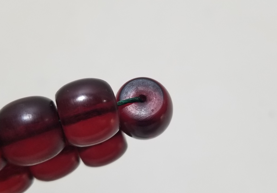 OSMANLI DÖNEMİ KEMANE TORNA YAPIMI ATEŞ KEHRİBARI TESPİH