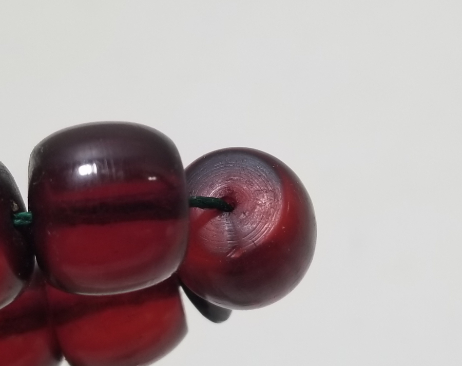 OSMANLI DÖNEMİ KEMANE TORNA YAPIMI ATEŞ KEHRİBARI TESPİH