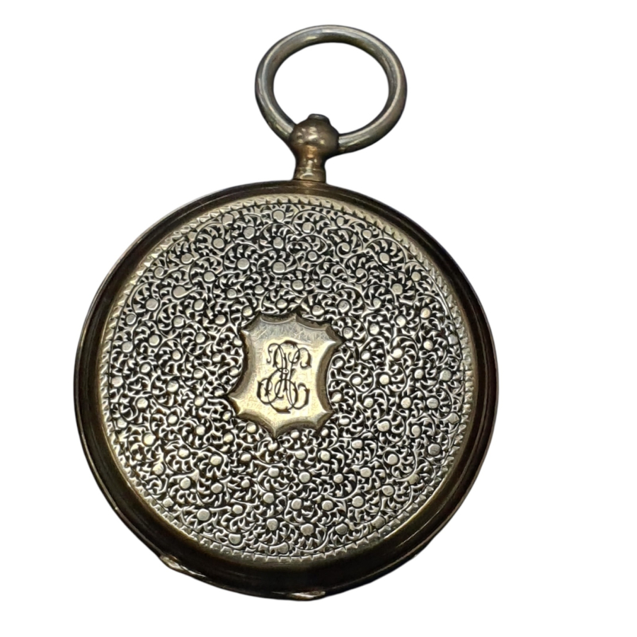 ANTİKA KURMALI İSKELET MODEL CEP SAATİ