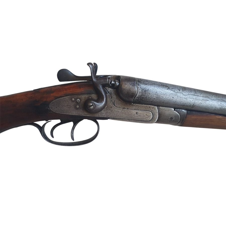 OSMANLI DÖNEMİ BELÇİKA YAPIMI NADİR İLK DÖNEM ÇİFTE TÜFEK