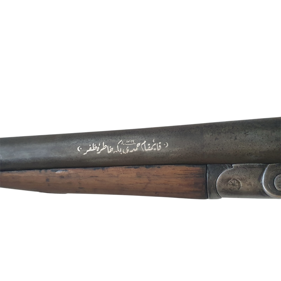 OSMANLI DÖNEMİ BELÇİKA YAPIMI NADİR İLK DÖNEM ÇİFTE TÜFEK