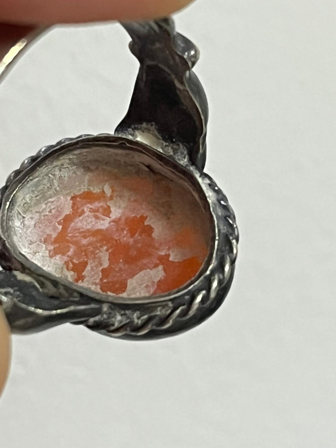 AKİK TAŞLI OSMANLI DÖNEMİ ÜZERİ YAZILI GÜMÜŞ YÜZÜK