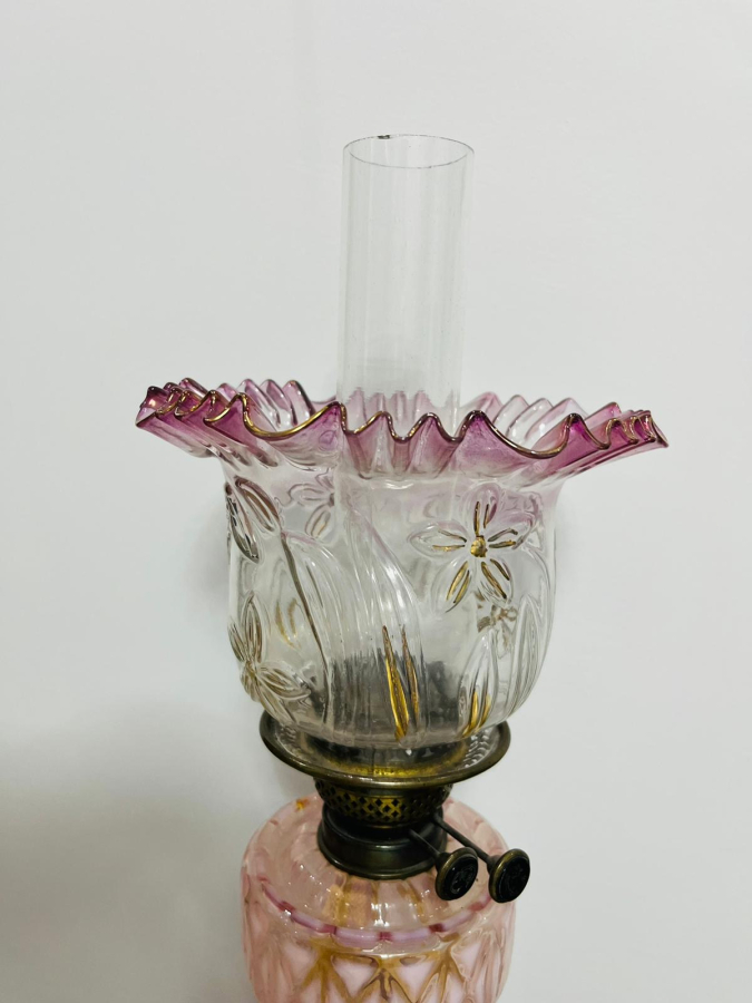 MERMER KAİDELİ OSMANLI DÖNEMİ NADİR TİPTE GAZ LAMBASI 