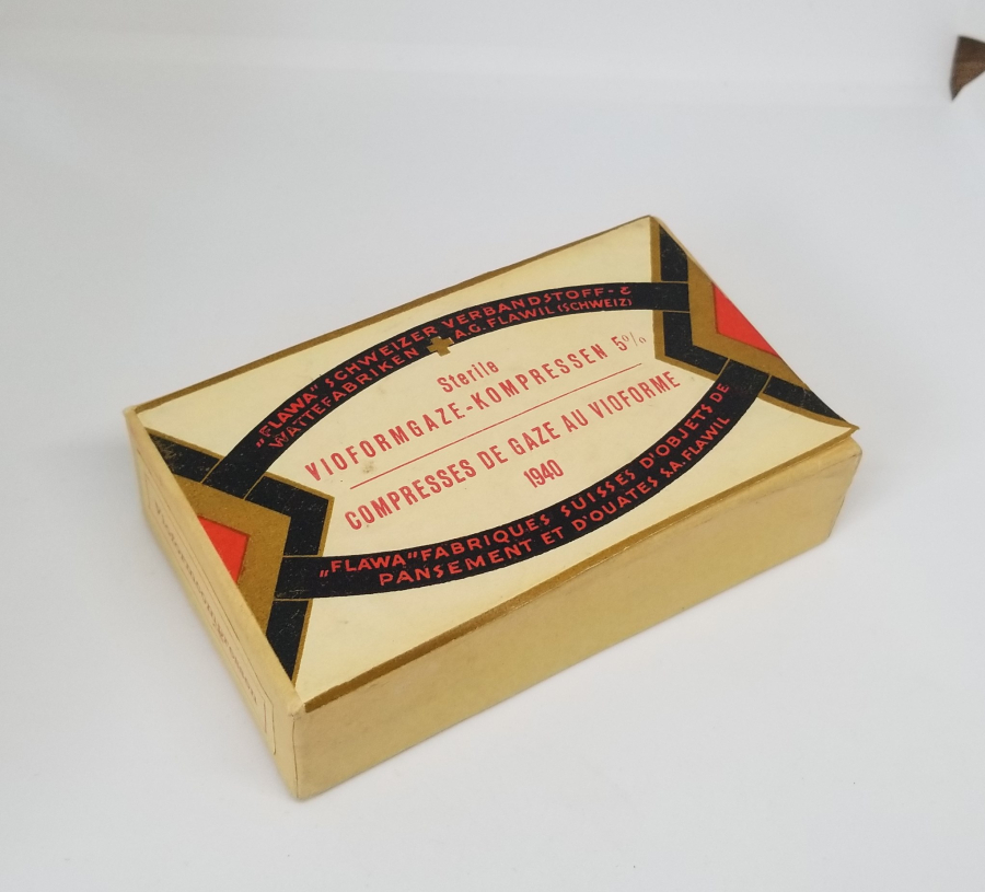 2. DÜNYA SAVAŞI DÖNEMİ AÇILMAMIŞ PAKETİNDE GAZLI BEZ