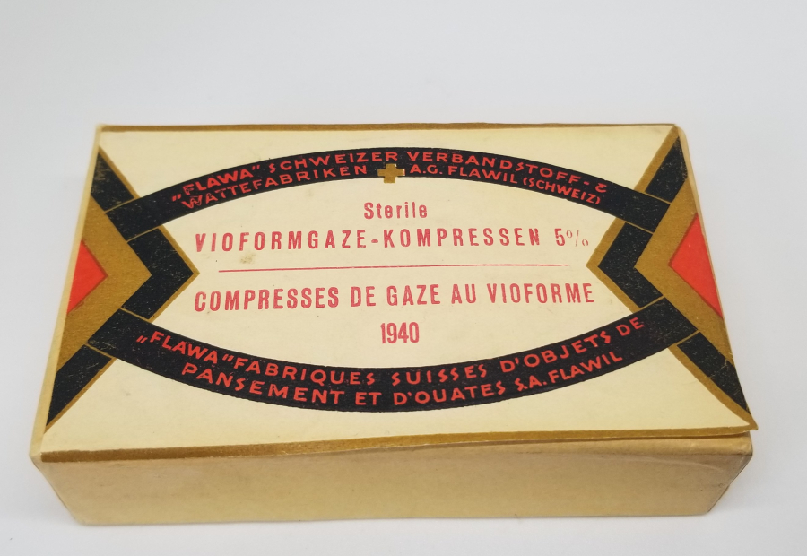 2. DÜNYA SAVAŞI DÖNEMİ AÇILMAMIŞ PAKETİNDE GAZLI BEZ