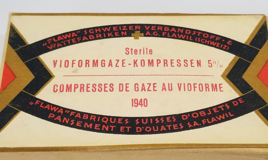 2. DÜNYA SAVAŞI DÖNEMİ AÇILMAMIŞ PAKETİNDE GAZLI BEZ
