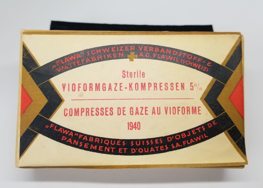 2. DÜNYA SAVAŞI DÖNEMİ AÇILMAMIŞ PAKETİNDE GAZLI BEZ