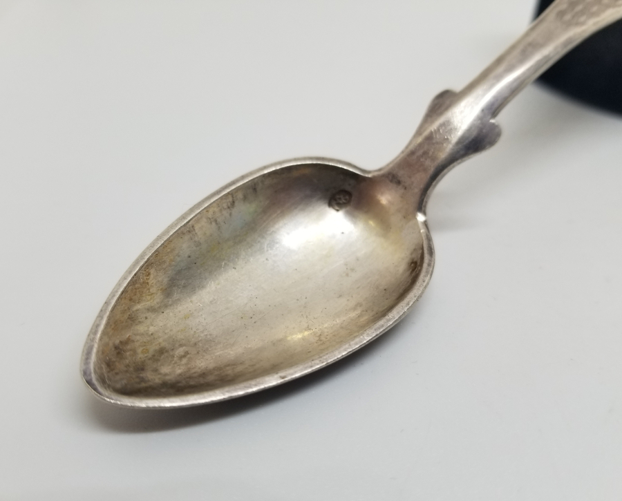 AZNAVUR İŞÇİLİKLİ OSMANLI DÖNEMİ TUĞRALI GÜMÜŞ KAŞIK