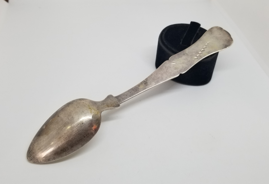 AZNAVUR İŞÇİLİKLİ OSMANLI DÖNEMİ TUĞRALI GÜMÜŞ KAŞIK