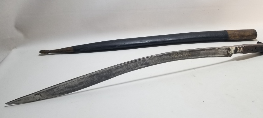 GÜMÜŞ ÇAKMA İŞÇİLİKLİ OSMANLI DÖNEMİ KILIÇ