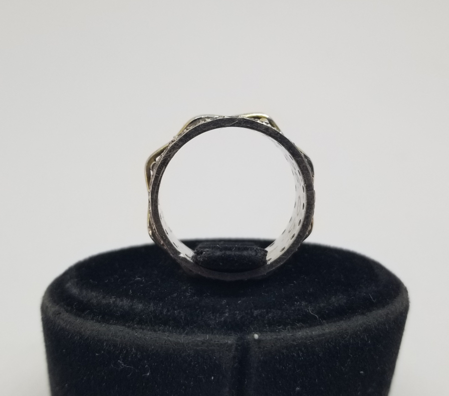 KABARTMA İŞÇİLİKLİ VE MARGAZİT TAŞLI GÜMÜŞ ALYANS