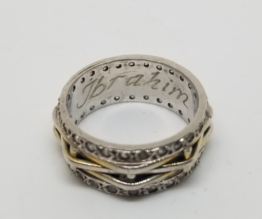 KABARTMA İŞÇİLİKLİ VE MARGAZİT TAŞLI GÜMÜŞ ALYANS