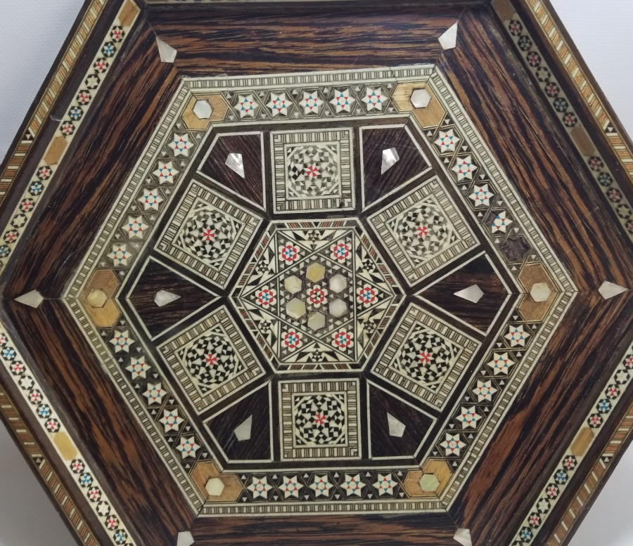 MARKÜTERİ İŞÇİLİKLİ OSMANLI DÖNEMİ NADİR KAHVE TEPSİSİ