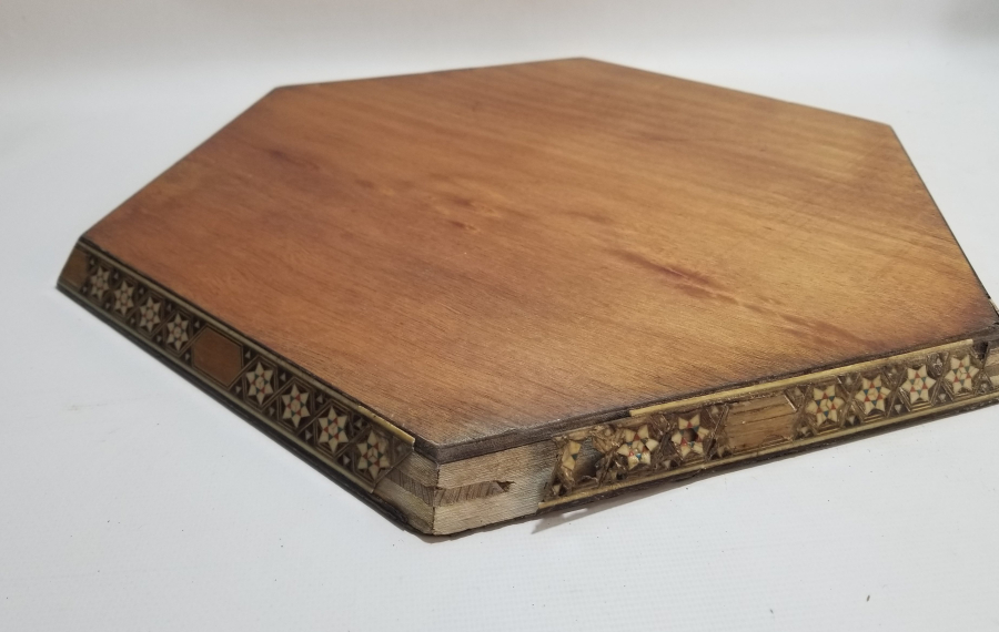 MARKÜTERİ İŞÇİLİKLİ OSMANLI DÖNEMİ NADİR KAHVE TEPSİSİ