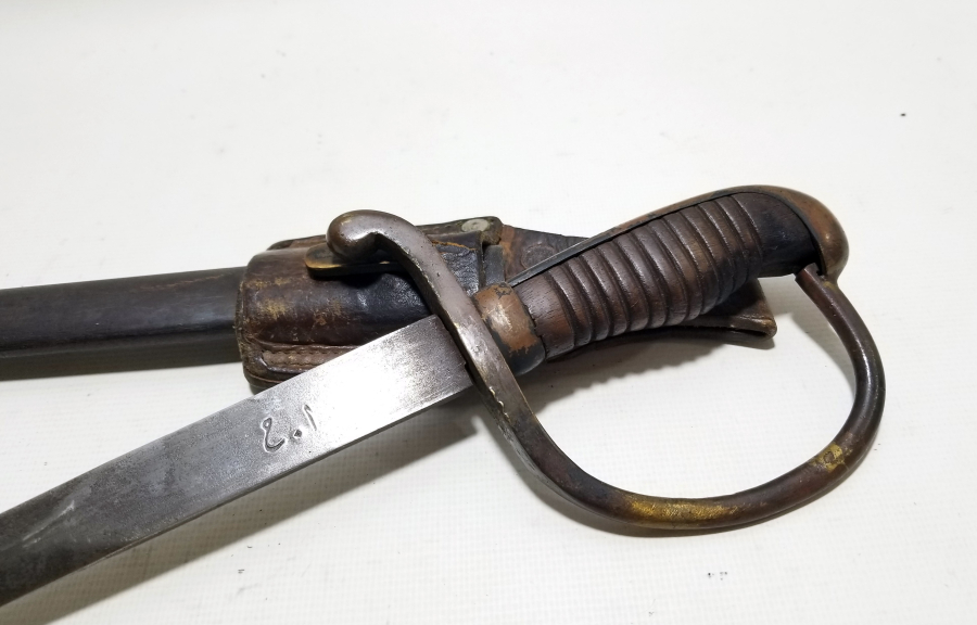 OSMANLI DÖNEMİ ALLAH BİZİMLE YAZILI NADİR BOYDA TOPÇU KILICI - TOPÇU SUBAYI'NIN SON SAVUNMA KILICI