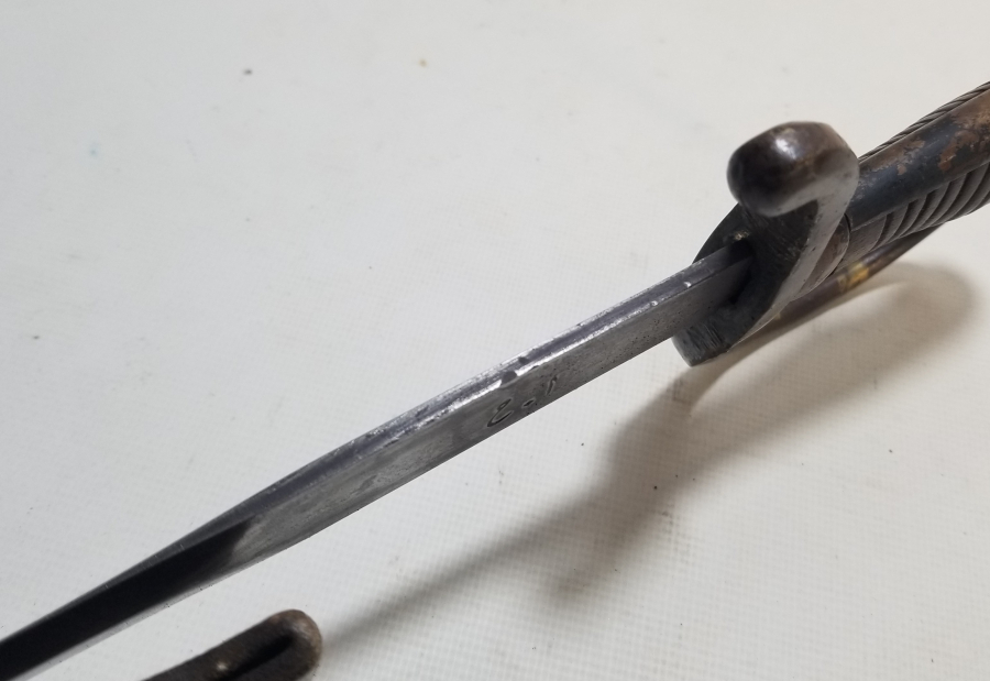 OSMANLI DÖNEMİ ALLAH BİZİMLE YAZILI NADİR BOYDA TOPÇU KILICI - TOPÇU SUBAYI'NIN SON SAVUNMA KILICI