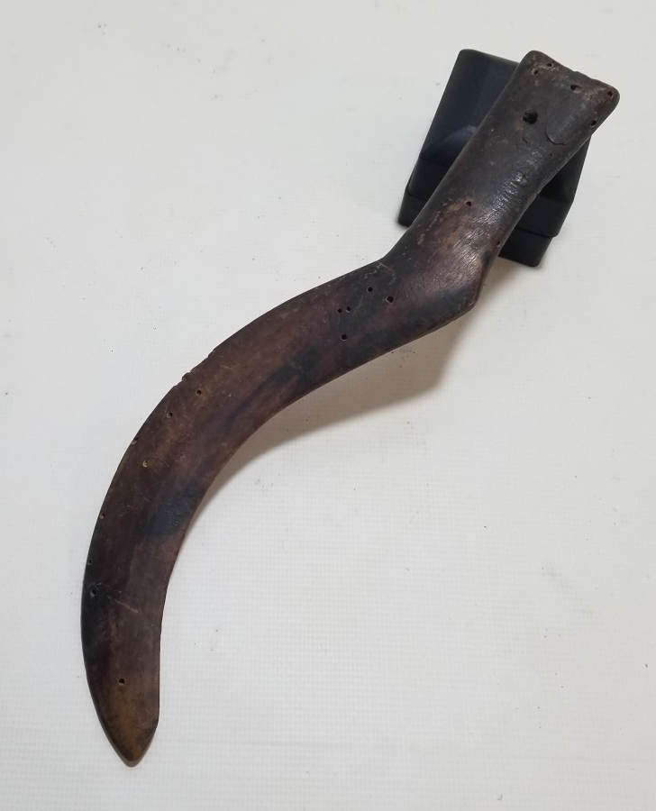 OSMANLI DÖNEMİ ÇOK NADİR BOYNUZ GÜREŞÇİ STRİGİLİSİ - YAĞ TEMİZLEME APARATI