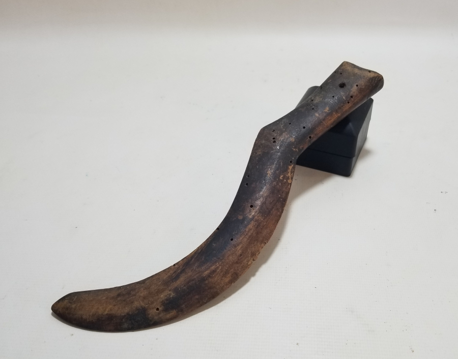 OSMANLI DÖNEMİ ÇOK NADİR BOYNUZ GÜREŞÇİ STRİGİLİSİ - YAĞ TEMİZLEME APARATI