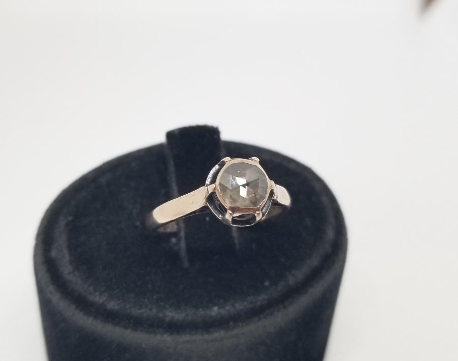 OSMANLI DÖNEMİ İRİ TAŞLI TEK TAŞ ELMAS YÜZÜK