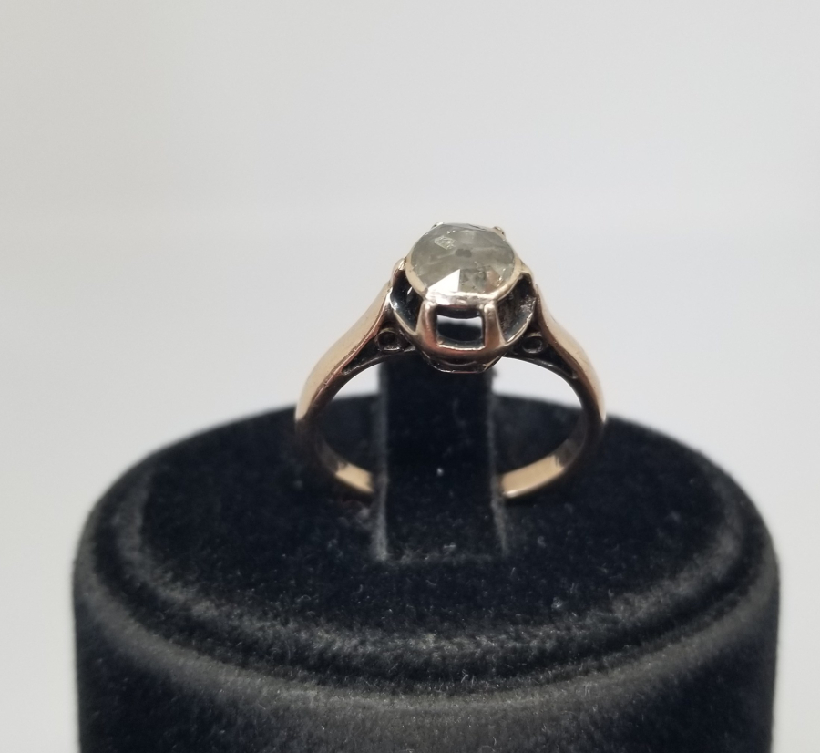 OSMANLI DÖNEMİ İRİ TAŞLI TEK TAŞ ELMAS YÜZÜK