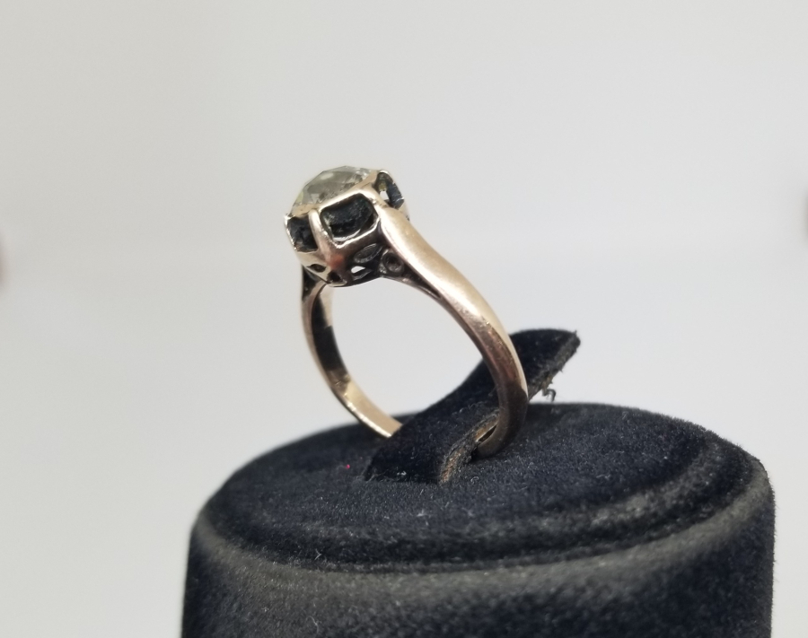 OSMANLI DÖNEMİ İRİ TAŞLI TEK TAŞ ELMAS YÜZÜK